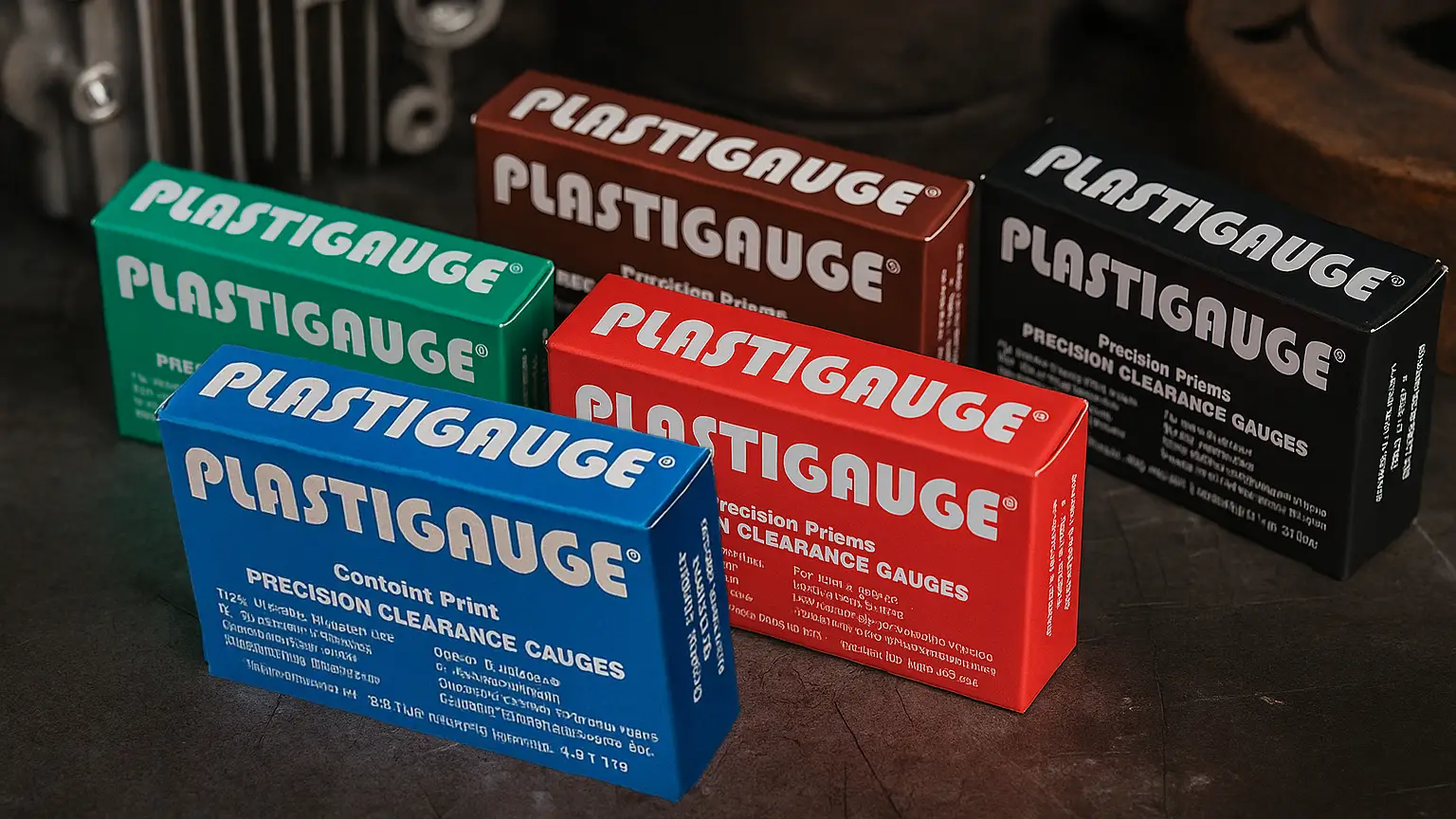 پلاستیک گیج PLASTIGAUGE مدل PL-A تا PL-E برای اندازه‌گیری خلاصی یاتاقان و میل‌لنگ