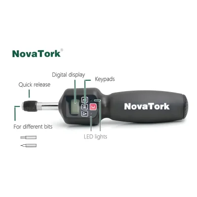 ترکمتر پیچ گوشتی دیجیتال ES برند NOVATORK - دقت بالا و امکانات پیشرفته