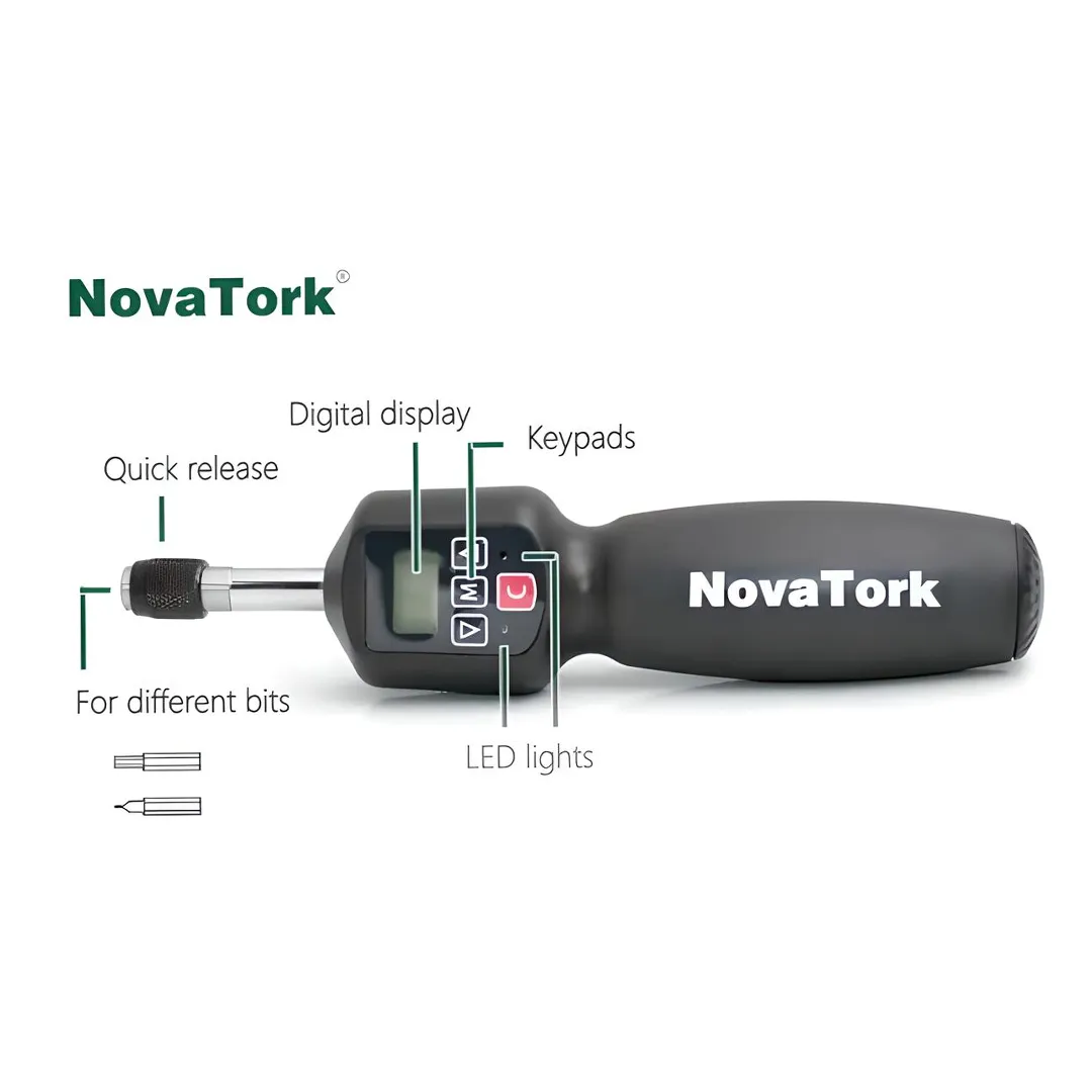 ترکمتر پیچ گوشتی دیجیتال ES برند NOVATORK - دقت بالا و امکانات پیشرفته