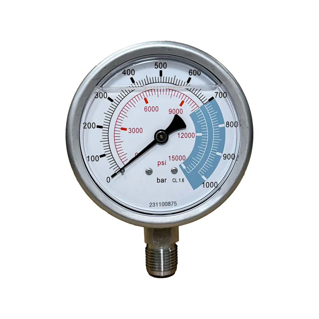 گیج فشار روغنی هیدرولیک مدل HG-100-70 برند RAHSOL SPS