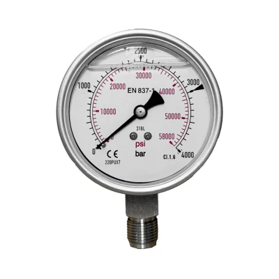 گیج فشار روغنی هیدرولیک مدل HPP-2800 برند RAHSOL SPS