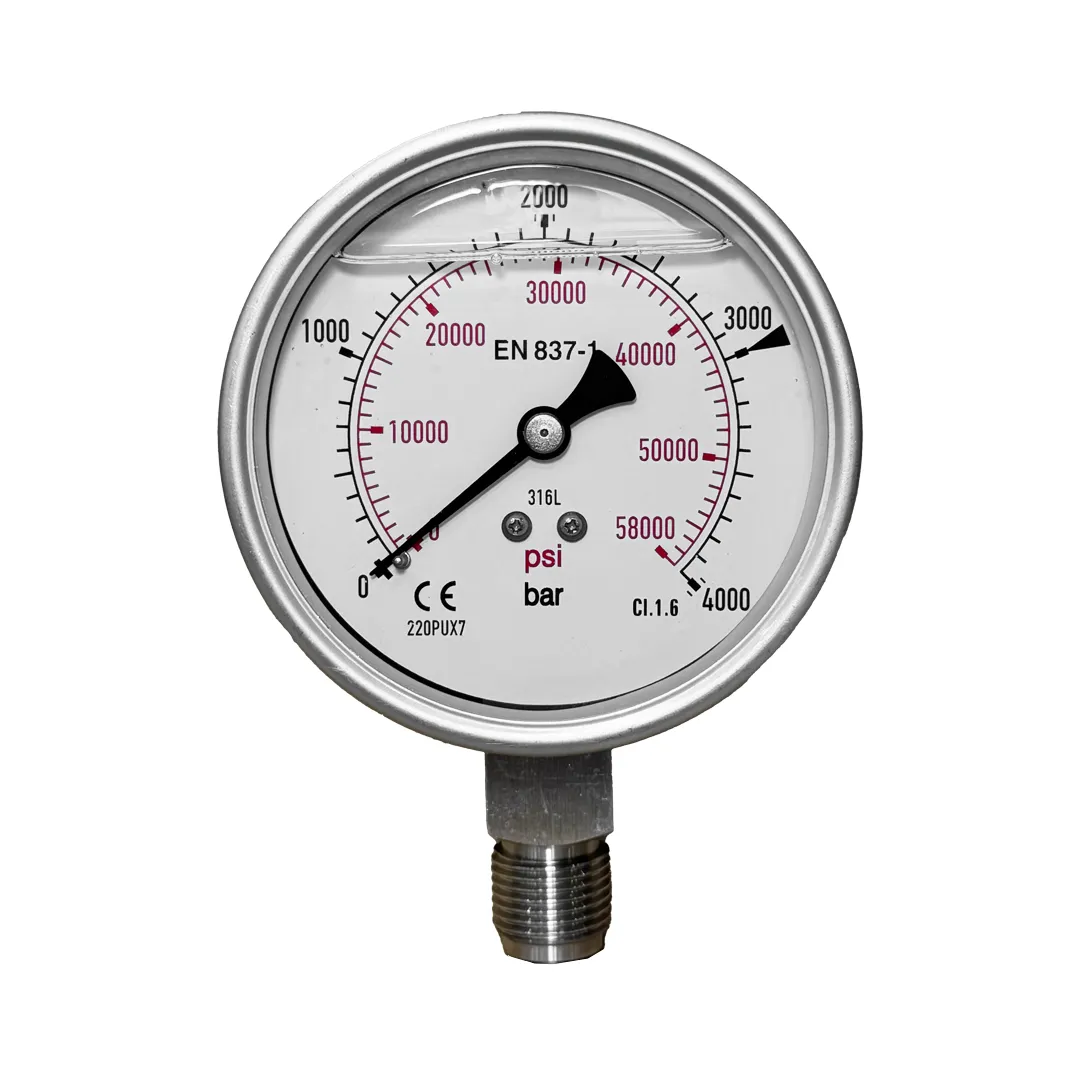گیج فشار روغنی هیدرولیک مدل HPP-2800 برند RAHSOL SPS
