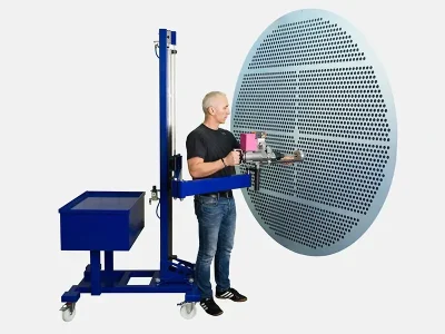 والس گردان بادی اتوماتیک مدل AK60NS برند KRAIS با قابلیت نصب ایمن روی بالانسر و سیستم Flexpander برای افزایش کنترل و ایمنی اپراتور