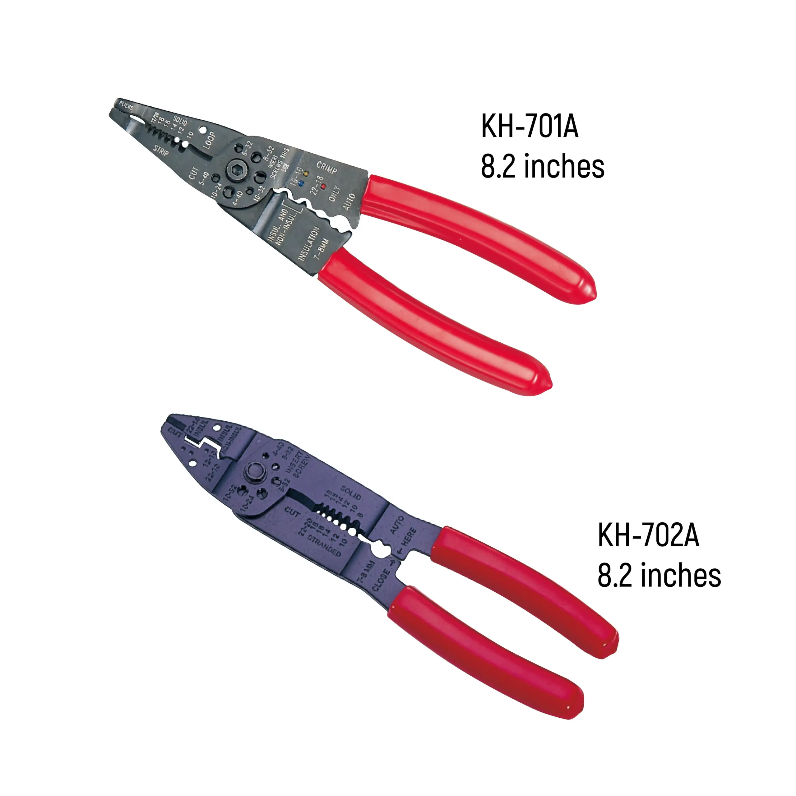 انبر پرس و سیم لخت کن ۳ کاره سری اینچی OPT انبر پرس سرسیم OPT مدل KH-701A و KH-702A