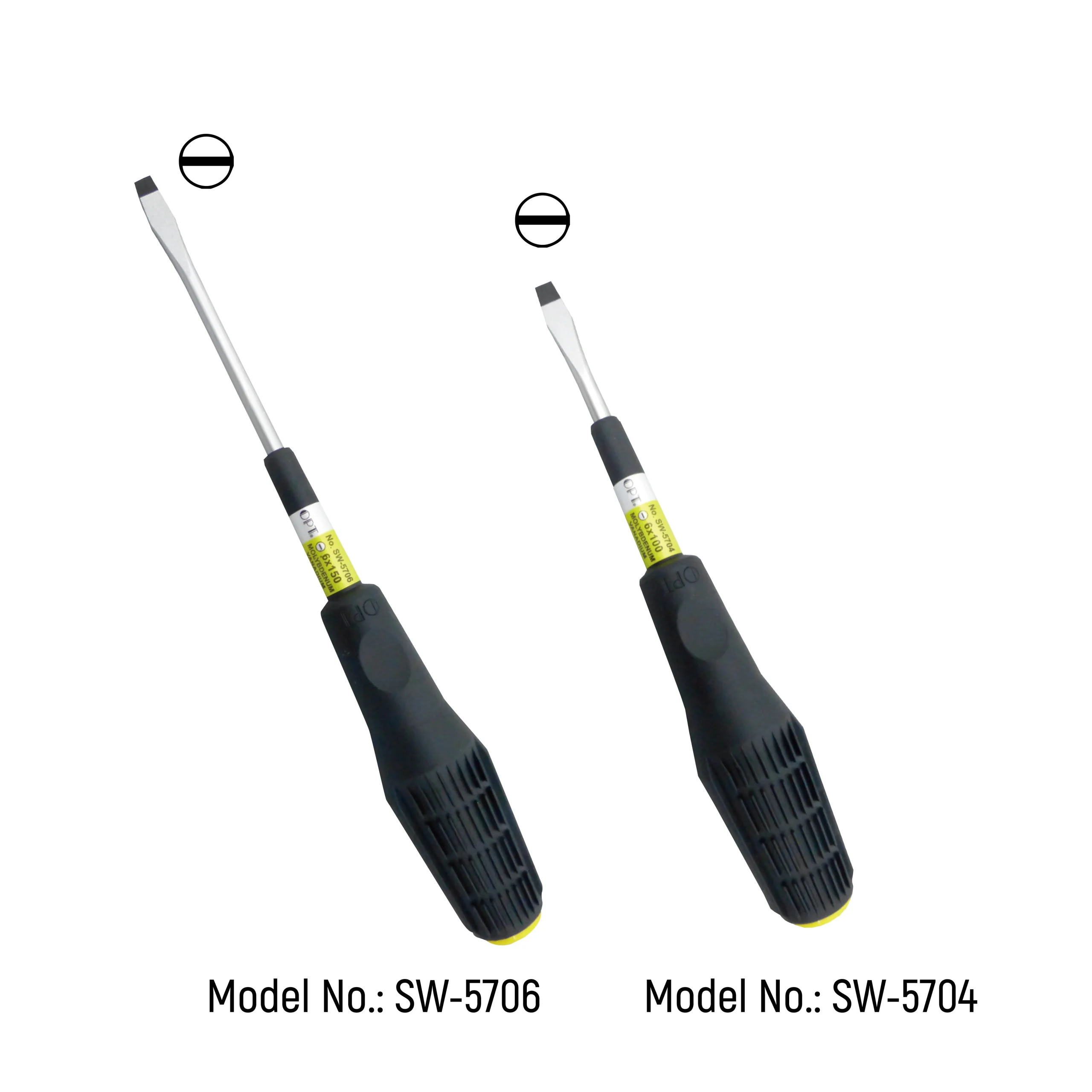 پیچ گوشتی دوسو OPT SW-5704 سایز 6 در 100 میلی‌متر
